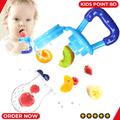 Pack of 2 - Portable Silicone Baby Fruit Pacifier